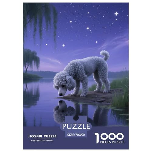 Poodle Puzzle 1000 Teile Schwer Puzzle Spielzeug Pädagogisches Spiel Impossible Haustier Hund Herausforderungsspielzeug Für Erwachsene Und Kinder Ab 12 Jahren 70x50cm/1000pcs Poodle Puzzle 1000 Teile Schwer Puzzle Spielzeug Pädagogisches Spiel Impossible Haustier Hund Herausforderungsspielzeug Für Erwachsene Und Kinder Ab 12 Jahren 70x50cm/1000pcs von OWBASKPOZ