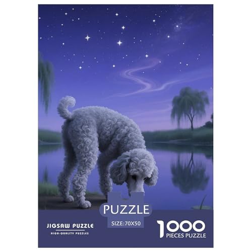 Poodle Puzzle 1000-teilige Schwer Puzzle Spielzeug Pädagogisches Spiel Impossible Haustier Hund Herausforderung Spielzeug Für Erwachsene Und Kinder Ab 12 Jahren 70x50cm/1000pcs Poodle Puzzle 1000-teilige Schwer Puzzle Spielzeug Pädagogisches Spiel Impossible Haustier Hund Herausforderung Spielzeug Für Erwachsene Und Kinder Ab 12 Jahren 70x50cm/1000pcs von OWBASKPOZ