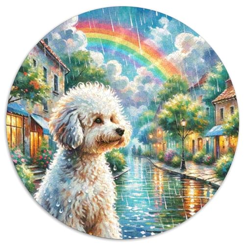 Puzzles 1000 Teile Puzzle Für Erwachsene Und Kinder, Bunt Kunst Abstrakt Haustier HundJigsaw GameGeschenk,1000pcs (67.5x67.5cm) von OWBASKPOZ