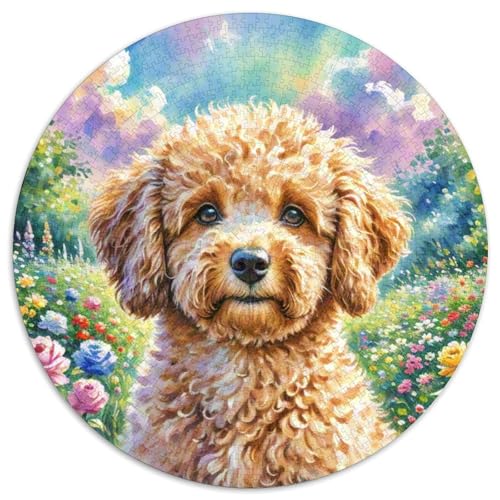 Puzzles 1000 Teile Puzzle Für Erwachsene Und Kinder, Bunt Kunst Abstrakt Haustier HundJigsaw GameGeschenk,1000pcs (67.5x67.5cm) von OWBASKPOZ