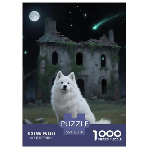 Samoje Puzzle 1000 Teile Schwer Puzzle Spielzeug Lernspiel Impossible Haustier Hund Herausforderung Spielzeug Für Erwachsene Und Kinder Ab 12 Jahren 70x50cm/1000pcs Samoje Puzzle 1000 Teile Schwer Puzzle Spielzeug Lernspiel Impossible Haustier Hund Herausforderung Spielzeug Für Erwachsene Und Kinder Ab 12 Jahren 70x50cm/1000pcs von OWBASKPOZ