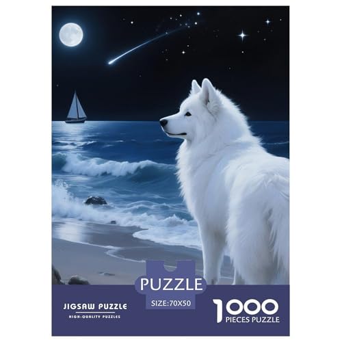 Samoje Puzzle 1000 Teile Schwer Puzzle Spielzeug Lernspiel Impossible Haustier Hund Herausforderung Spielzeug Für Erwachsene Und Kinder Ab 14 Jahren 70x50cm/1000pcs Samoje Puzzle 1000 Teile Schwer Puzzle Spielzeug Lernspiel Impossible Haustier Hund Herausforderung Spielzeug Für Erwachsene Und Kinder Ab 14 Jahren 70x50cm/1000pcs von OWBASKPOZ