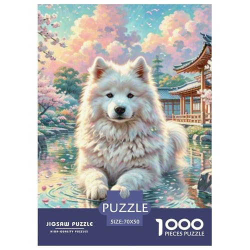 Samoje Puzzle 1000 Teile Schwer Puzzle Spielzeug Lernspiel Impossible Haustier Hund Herausforderung Spielzeug Für Erwachsene Und Kinder Ab 14 Jahren 70x50cm/1000pcs Samoje Puzzle 1000 Teile Schwer Puzzle Spielzeug Lernspiel Impossible Haustier Hund Herausforderung Spielzeug Für Erwachsene Und Kinder Ab 14 Jahren 70x50cm/1000pcs von OWBASKPOZ