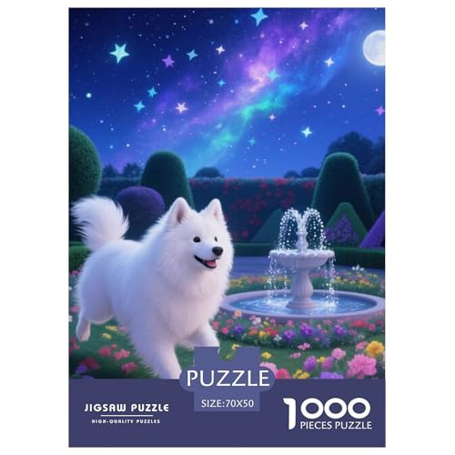 Samoje Puzzle 1000 Teile Schwer Puzzle Spielzeug Pädagogisches Spiel Impossible Haustier Hund Herausforderungsspielzeug Für Erwachsene Kinder 70x50cm/1000pcs Samoje Puzzle 1000 Teile Schwer Puzzle Spielzeug Pädagogisches Spiel Impossible Haustier Hund Herausforderungsspielzeug Für Erwachsene Kinder 70x50cm/1000pcs von OWBASKPOZ