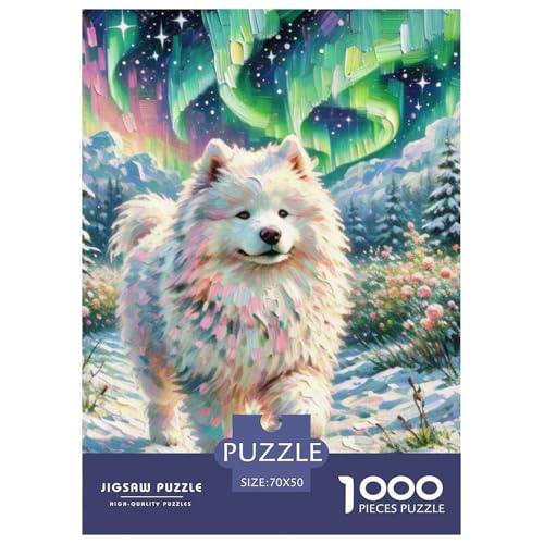Samoje Puzzle 1000 Teile Schwer Puzzle Spielzeug Pädagogisches Spiel Impossible Haustier Hund Herausforderungsspielzeug Für Erwachsene Und Kinder Ab 12 Jahren 70x50cm/1000pcs Samoje Puzzle 1000 Teile Schwer Puzzle Spielzeug Pädagogisches Spiel Impossible Haustier Hund Herausforderungsspielzeug Für Erwachsene Und Kinder Ab 12 Jahren 70x50cm/1000pcs von OWBASKPOZ