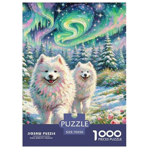 Samoje Puzzle 1000-teilige Schwer Puzzle Spielzeug Lernspiel Impossible Haustier Hund Herausforderungsspielzeug Für Erwachsene Und Kinder Ab 12 Jahren 70x50cm/1000pcs Samoje Puzzle 1000-teilige Schwer Puzzle Spielzeug Lernspiel Impossible Haustier Hund Herausforderungsspielzeug Für Erwachsene Und Kinder Ab 12 Jahren 70x50cm/1000pcs von OWBASKPOZ