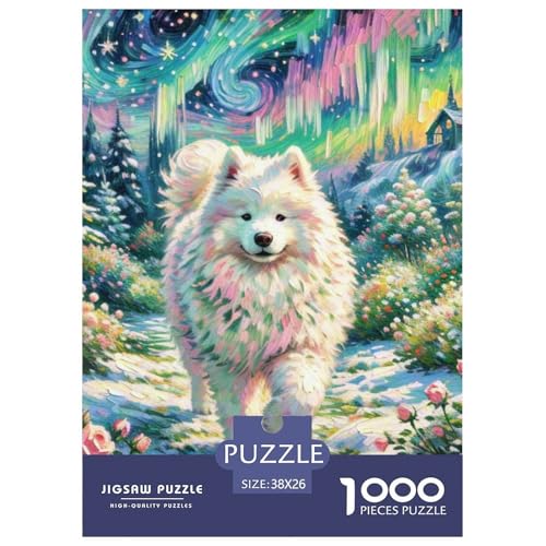 Samoje Puzzle 1000-teilige Schwer Puzzle Spielzeug Pädagogisches Spiel Impossible Haustier Hund Herausforderung Spielzeug Für Erwachsene Und Kinder Ab 12 Jahren 38x26cm/1000pcs Samoje Puzzle 1000-teilige Schwer Puzzle Spielzeug Pädagogisches Spiel Impossible Haustier Hund Herausforderung Spielzeug Für Erwachsene Und Kinder Ab 12 Jahren 38x26cm/1000pcs von OWBASKPOZ