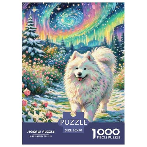 Samoje Puzzle 1000-teilige Schwer Puzzle Spielzeug Pädagogisches Spiel Impossible Haustier Hund Herausforderung Spielzeug Für Erwachsene Und Kinder Ab 12 Jahren 70x50cm/1000pcs Samoje Puzzle 1000-teilige Schwer Puzzle Spielzeug Pädagogisches Spiel Impossible Haustier Hund Herausforderung Spielzeug Für Erwachsene Und Kinder Ab 12 Jahren 70x50cm/1000pcs von OWBASKPOZ