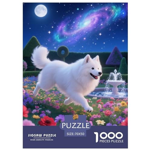Samoje Puzzles 1000 Teile Schwer Puzzle Spielzeug Lernspiel Impossible Haustier Hund Herausforderung Spielzeug Für Erwachsene Und Kinder Ab 14 Jahren 70x50cm/1000pcs Samoje Puzzles 1000 Teile Schwer Puzzle Spielzeug Lernspiel Impossible Haustier Hund Herausforderung Spielzeug Für Erwachsene Und Kinder Ab 14 Jahren 70x50cm/1000pcs von OWBASKPOZ