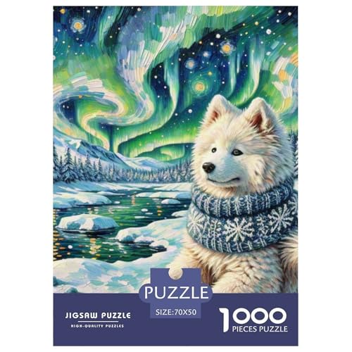 Samoje Puzzles 1000 Teile Schwer Puzzle Spielzeug Lernspiel Impossible Haustier Hund Herausforderung Spielzeug Für Erwachsene Und Kinder Ab 14 Jahren 70x50cm/1000pcs Samoje Puzzles 1000 Teile Schwer Puzzle Spielzeug Lernspiel Impossible Haustier Hund Herausforderung Spielzeug Für Erwachsene Und Kinder Ab 14 Jahren 70x50cm/1000pcs von OWBASKPOZ