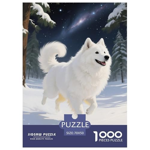 Samoje Puzzles 1000 Teile Schwer Puzzle Spielzeug Lernspiel Impossible Haustier Hund Herausforderung Spielzeug Für Erwachsene Und Kinder in Bewährter 70x50cm/1000pcs Samoje Puzzles 1000 Teile Schwer Puzzle Spielzeug Lernspiel Impossible Haustier Hund Herausforderung Spielzeug Für Erwachsene Und Kinder in Bewährter 70x50cm/1000pcs von OWBASKPOZ