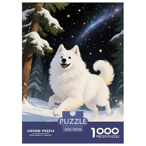 Samoje Puzzles 1000 Teile Schwer Puzzle Spielzeug Lernspiel Impossible Haustier Hund Herausforderungsspielzeug Für Erwachsene Und Kinder Ab 12 Jahren 70x50cm/1000pcs Samoje Puzzles 1000 Teile Schwer Puzzle Spielzeug Lernspiel Impossible Haustier Hund Herausforderungsspielzeug Für Erwachsene Und Kinder Ab 12 Jahren 70x50cm/1000pcs von OWBASKPOZ