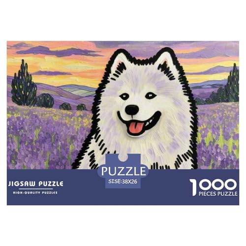 Samoje Puzzles 1000 Teile Schwer Puzzle Spielzeug Lernspiel Impossible Haustier Hund Herausforderungsspielzeug Für Erwachsene Und Kinder Ab 14 Jahren 38x26cm/1000pcs von OWBASKPOZ