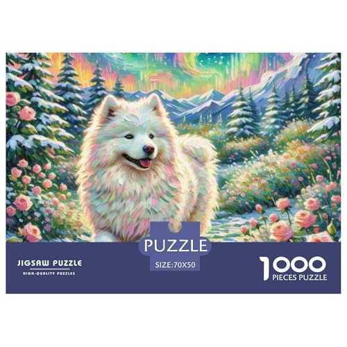 Samoje Puzzles 1000 Teile Schwer Puzzle Spielzeug Lernspiel Impossible Haustier Hund Herausforderungsspielzeug Für Erwachsene Und Kinder Ab 14 Jahren 70x50cm/1000pcs von OWBASKPOZ