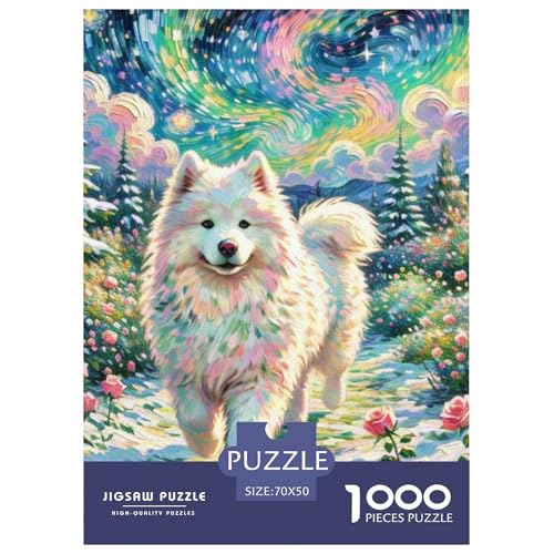 Samoje Puzzles 1000 Teile Schwer Puzzle Spielzeug Lernspiel Impossible Haustier Hund Herausforderungsspielzeug Für Erwachsene Und Kinder in Bewährter 70x50cm/1000pcs Samoje Puzzles 1000 Teile Schwer Puzzle Spielzeug Lernspiel Impossible Haustier Hund Herausforderungsspielzeug Für Erwachsene Und Kinder in Bewährter 70x50cm/1000pcs von OWBASKPOZ