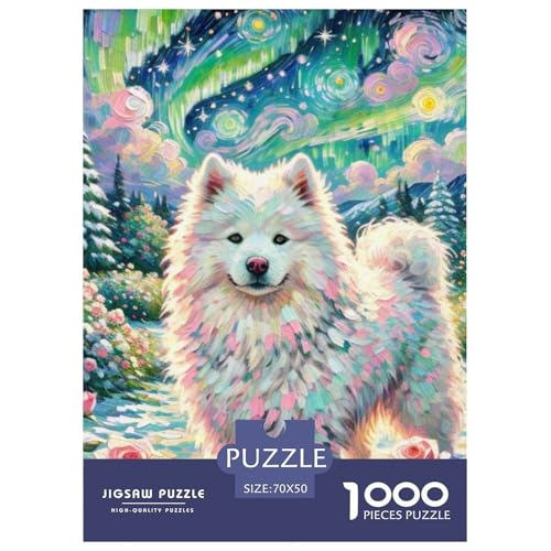 Samoje Puzzles 1000 Teile Schwer Puzzle Spielzeug Pädagogisches Spiel Impossible Haustier Hund Herausforderung Spielzeug Für Erwachsene Kinder 70x50cm/1000pcs Samoje Puzzles 1000 Teile Schwer Puzzle Spielzeug Pädagogisches Spiel Impossible Haustier Hund Herausforderung Spielzeug Für Erwachsene Kinder 70x50cm/1000pcs von OWBASKPOZ