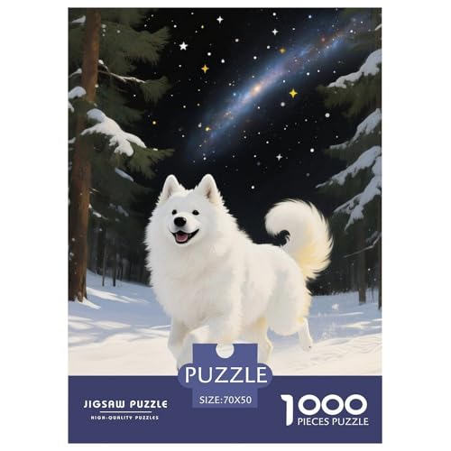 Samoje Puzzles 1000 Teile Schwer Puzzle Spielzeug Pädagogisches Spiel Impossible Haustier Hund Herausforderung Spielzeug Für Erwachsene Und Kinder Ab 14 Jahren 70x50cm/1000pcs Samoje Puzzles 1000 Teile Schwer Puzzle Spielzeug Pädagogisches Spiel Impossible Haustier Hund Herausforderung Spielzeug Für Erwachsene Und Kinder Ab 14 Jahren 70x50cm/1000pcs von OWBASKPOZ