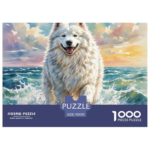 Samoje Puzzles 1000 Teile Schwer Puzzle Spielzeug Pädagogisches Spiel Impossible Haustier Hund Herausforderung Spielzeug Für Erwachsene Und Kinder in Bewährter 70x50cm/1000pcs von OWBASKPOZ