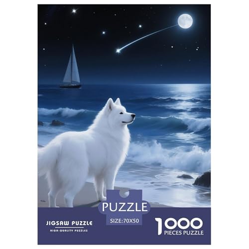Samoje Puzzles 1000 Teile Schwer Puzzle Spielzeug Pädagogisches Spiel Impossible Haustier Hund Herausforderung Spielzeug Für Erwachsene Und Kinder in Bewährter 70x50cm/1000pcs Samoje Puzzles 1000 Teile Schwer Puzzle Spielzeug Pädagogisches Spiel Impossible Haustier Hund Herausforderung Spielzeug Für Erwachsene Und Kinder in Bewährter 70x50cm/1000pcs von OWBASKPOZ