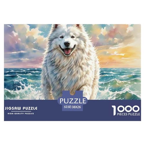 Samoje Puzzles 1000 Teile Schwer Puzzle Spielzeug Pädagogisches Spiel Impossible Haustier Hund Herausforderungsspielzeug Für Erwachsene Und Kinder Ab 12 Jahren 38x26cm/1000pcs von OWBASKPOZ