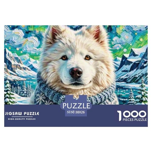 Samoje Puzzles 1000 Teile Schwer Puzzle Spielzeug Pädagogisches Spiel Impossible Haustier Hund Herausforderungsspielzeug Für Erwachsene Und Kinder Ab 12 Jahren 38x26cm/1000pcs von OWBASKPOZ