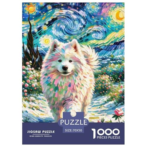 Samoje Puzzles 1000 Teile Schwer Puzzle Spielzeug Pädagogisches Spiel Impossible Haustier Hund Herausforderungsspielzeug Für Erwachsene Und Kinder Ab 12 Jahren 70x50cm/1000pcs Samoje Puzzles 1000 Teile Schwer Puzzle Spielzeug Pädagogisches Spiel Impossible Haustier Hund Herausforderungsspielzeug Für Erwachsene Und Kinder Ab 12 Jahren 70x50cm/1000pcs von OWBASKPOZ