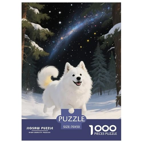 Samoje Puzzles 1000 Teile Schwer Puzzle Spielzeug Pädagogisches Spiel Impossible Haustier Hund Herausforderungsspielzeug Für Erwachsene Und Kinder Ab 12 Jahren 70x50cm/1000pcs Samoje Puzzles 1000 Teile Schwer Puzzle Spielzeug Pädagogisches Spiel Impossible Haustier Hund Herausforderungsspielzeug Für Erwachsene Und Kinder Ab 12 Jahren 70x50cm/1000pcs von OWBASKPOZ