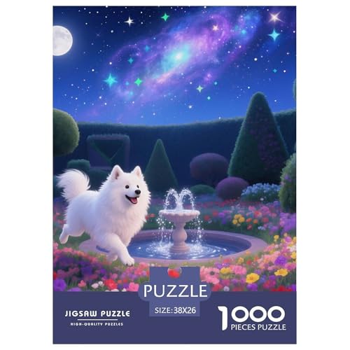 Samoje Puzzles 1000 Teile Schwer Puzzle Spielzeug Pädagogisches Spiel Impossible Haustier Hund Herausforderungsspielzeug Für Erwachsene Und Kinder Ab 14 Jahren 38x26cm/1000pcs von OWBASKPOZ