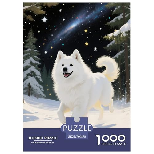 Samoje Puzzles 1000 Teile Schwer Puzzle Spielzeug Pädagogisches Spiel Impossible Haustier Hund Herausforderungsspielzeug Für Erwachsene Und Kinder Ab 14 Jahren 70x50cm/1000pcs Samoje Puzzles 1000 Teile Schwer Puzzle Spielzeug Pädagogisches Spiel Impossible Haustier Hund Herausforderungsspielzeug Für Erwachsene Und Kinder Ab 14 Jahren 70x50cm/1000pcs von OWBASKPOZ