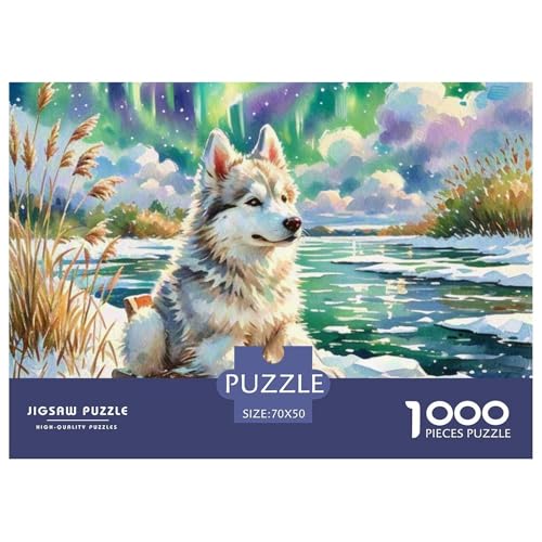 Schlittenhunde Puzzles 1000 Teile Schwer Puzzle Spielzeug Lernspiel Impossible Haustier Hund Herausforderung Spielzeug Für Erwachsene Kinder 70x50cm/1000pcs Schlittenhunde Puzzles 1000 Teile Schwer Puzzle Spielzeug Lernspiel Impossible Haustier Hund Herausforderung Spielzeug Für Erwachsene Kinder 70x50cm/1000pcs von OWBASKPOZ