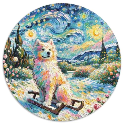 Schlittenhunde1000 Teile Erwachsenenpuzzleabtsspiel PuzzlesHaustier Hund Erwachsene Geschenkideenpiele FürFamilie1000pcs (67.5x67.5cm) von OWBASKPOZ