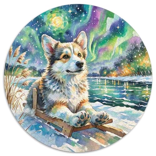 Schlittenhunde1000 Teile Puzzles Geschenk, Hobby PuzzleHaustier Hund Für ErwachseneKinder Ab1000pcs (67.5x67.5cm) von OWBASKPOZ