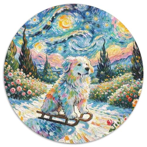 Schlittenhunde1000 TeilePuzzlefürErwachsene Und Kinder AbRundes Puzzleg Schlittenhunde1000 TeilePuzzlefürErwachsene Und Kinder AbRundes Puzzleg von OWBASKPOZ