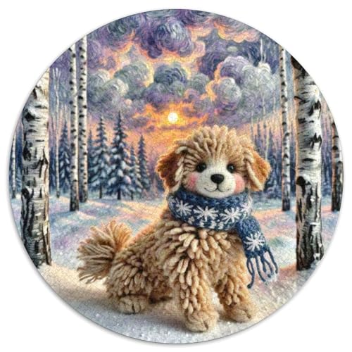SchlittenhundeJigsaw 1000 Teile Für Erwachsene Und Kinder, Puzzle 1000 Teile Puzzles Haustier HundGameGeschenk,1000pcs (67.5x67.5cm) von OWBASKPOZ