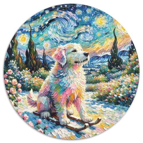 SchlittenhundePuzzle 1000 Teile, ErwachsenenKinder Ab PuzzlesHaustier Hund JigsawGeschenki1000pcs (67.5x67.5cm) von OWBASKPOZ