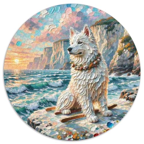 SchlittenhundePuzzle 1000 Teile, ErwachsenenKinder Ab PuzzlesHaustier Hund JigsawGeschenki1000pcs (67.5x67.5cm) von OWBASKPOZ