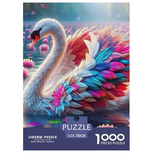 Schwan Puzzle 1000 Teile Schwer Puzzle Spielzeug Lernspiel Impossible Herausforderung Spielzeug Für Erwachsene Kinder 38x26cm/1000pcs Schwan Puzzle 1000 Teile Schwer Puzzle Spielzeug Lernspiel Impossible Herausforderung Spielzeug Für Erwachsene Kinder 38x26cm/1000pcs von OWBASKPOZ