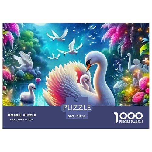Schwan Puzzle 1000-teilige Schwer Puzzle Spielzeug Lernspiel Impossible Herausforderungsspielzeug Für Erwachsene Und Kinder Ab 14 Jahren 70x50cm/1000pcs Schwan Puzzle 1000-teilige Schwer Puzzle Spielzeug Lernspiel Impossible Herausforderungsspielzeug Für Erwachsene Und Kinder Ab 14 Jahren 70x50cm/1000pcs von OWBASKPOZ