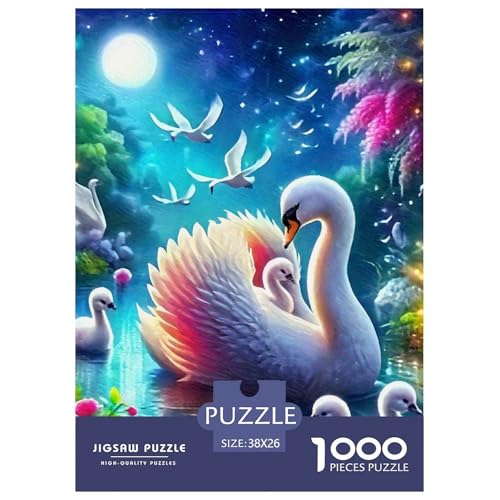 Schwan Puzzles 1000 Teile Schwer Puzzle Spielzeug Pädagogisches Spiel Impossible Herausforderung Spielzeug Für Erwachsene Kinder 38x26cm/1000pcs Schwan Puzzles 1000 Teile Schwer Puzzle Spielzeug Pädagogisches Spiel Impossible Herausforderung Spielzeug Für Erwachsene Kinder 38x26cm/1000pcs von OWBASKPOZ