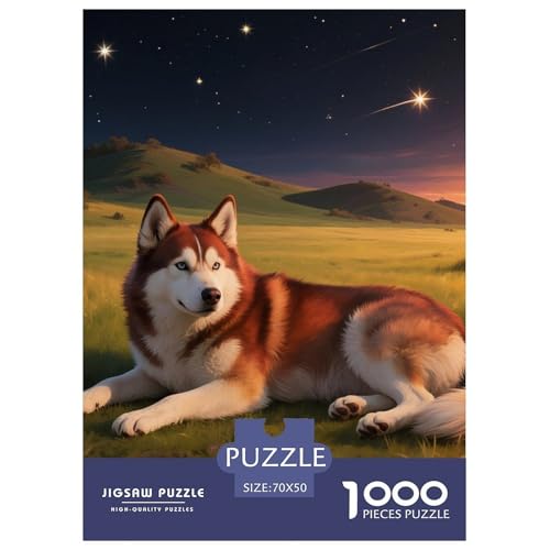 Sibirischer Husky Puzzle 1000 Teile Schwer Puzzle Spielzeug Lernspiel Impossible Haustier Hund Herausforderungsspielzeug Für Erwachsene Und Kinder Ab 14 Jahren 70x50cm/1000pcs Sibirischer Husky Puzzle 1000 Teile Schwer Puzzle Spielzeug Lernspiel Impossible Haustier Hund Herausforderungsspielzeug Für Erwachsene Und Kinder Ab 14 Jahren 70x50cm/1000pcs von OWBASKPOZ