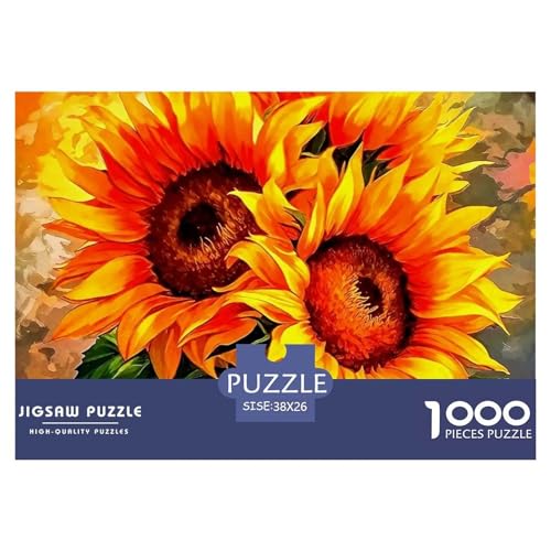 Sonnenblumen Puzzle 1000 Teile Schwer Puzzle Spielzeug Lernspiel Impossible Herausforderungsspielzeug Für Erwachsene Kinder 38x26cm/1000pcs Sonnenblumen Puzzle 1000 Teile Schwer Puzzle Spielzeug Lernspiel Impossible Herausforderungsspielzeug Für Erwachsene Kinder 38x26cm/1000pcs von OWBASKPOZ