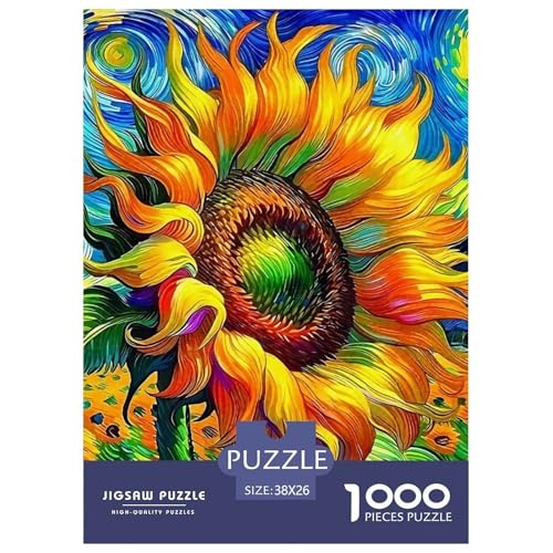Sonnenblumen Puzzle 1000 Teile Schwer Puzzle Spielzeug Pädagogisches Spiel Impossible Herausforderung Spielzeug Für Erwachsene Kinder 38x26cm/1000pcs Sonnenblumen Puzzle 1000 Teile Schwer Puzzle Spielzeug Pädagogisches Spiel Impossible Herausforderung Spielzeug Für Erwachsene Kinder 38x26cm/1000pcs von OWBASKPOZ