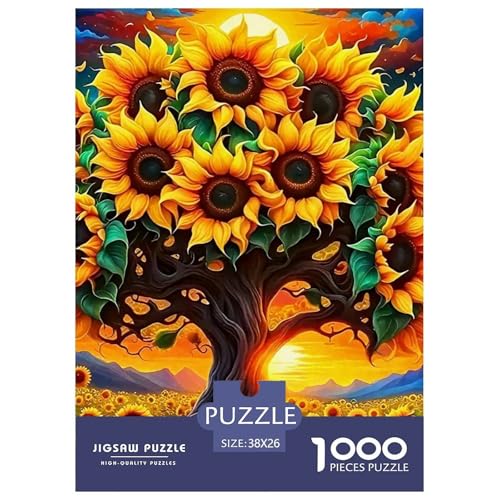 Sonnenblumen Puzzle 1000 Teile Schwer Puzzle Spielzeug Pädagogisches Spiel Impossible Herausforderungsspielzeug Für Erwachsene Kinder 38x26cm/1000pcs Sonnenblumen Puzzle 1000 Teile Schwer Puzzle Spielzeug Pädagogisches Spiel Impossible Herausforderungsspielzeug Für Erwachsene Kinder 38x26cm/1000pcs von OWBASKPOZ