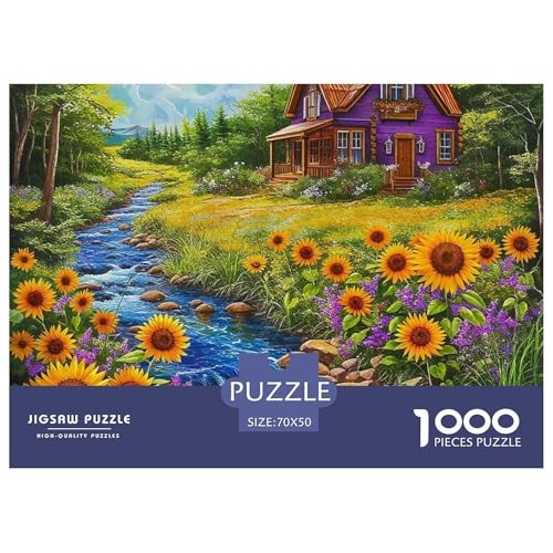 Sonnenblumen Puzzle 1000-teilige Schwer Puzzle Spielzeug Lernspiel Impossible Herausforderungsspielzeug Für Erwachsene Und Kinder Ab 14 Jahren 70x50cm/1000pcs Sonnenblumen Puzzle 1000-teilige Schwer Puzzle Spielzeug Lernspiel Impossible Herausforderungsspielzeug Für Erwachsene Und Kinder Ab 14 Jahren 70x50cm/1000pcs von OWBASKPOZ