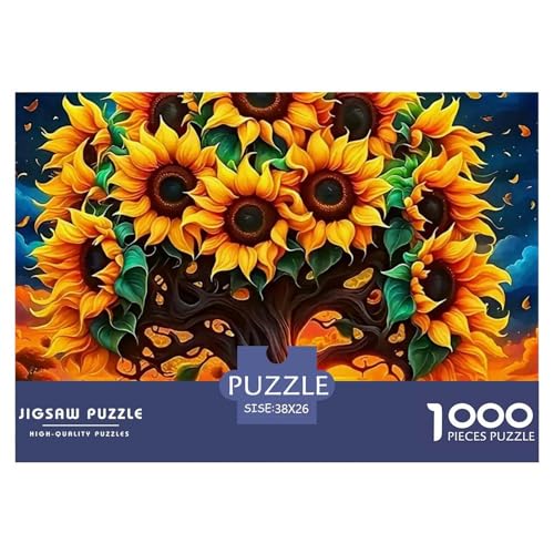 Sonnenblumen Puzzles 1000 Teile Schwer Puzzle Spielzeug Lernspiel Impossible Herausforderungsspielzeug Für Erwachsene Und Kinder Ab 12 Jahren 38x26cm/1000pcs Sonnenblumen Puzzles 1000 Teile Schwer Puzzle Spielzeug Lernspiel Impossible Herausforderungsspielzeug Für Erwachsene Und Kinder Ab 12 Jahren 38x26cm/1000pcs von OWBASKPOZ