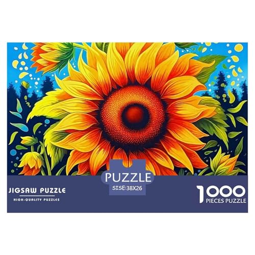 Sonnenblumen Puzzles 1000 Teile Schwer Puzzle Spielzeug Pädagogisches Spiel Impossible Herausforderung Spielzeug Für Erwachsene Und Kinder Ab 12 Jahren 38x26cm/1000pcs Sonnenblumen Puzzles 1000 Teile Schwer Puzzle Spielzeug Pädagogisches Spiel Impossible Herausforderung Spielzeug Für Erwachsene Und Kinder Ab 12 Jahren 38x26cm/1000pcs von OWBASKPOZ