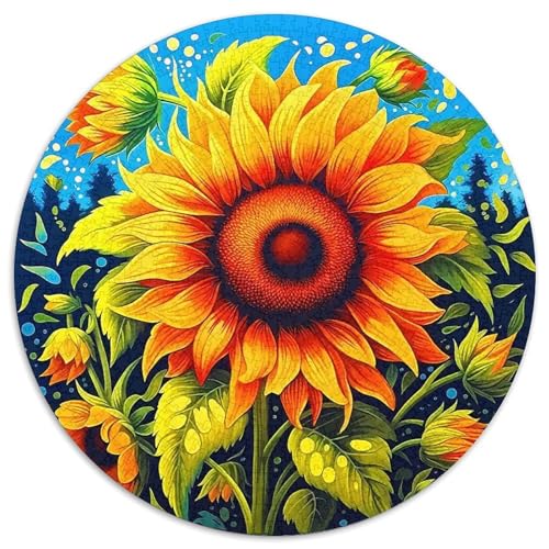 SonnenblumenPuzzle 1000 Teile, ErwachsenenKinder Ab Puzzles JigsawGeschenki1000pcs (67.5x67.5cm) von OWBASKPOZ