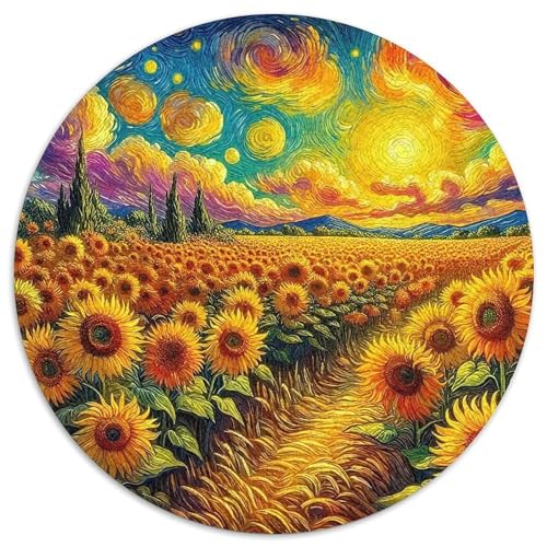 SonnenblumenPuzzle 1000 Teile Für Erwachsene Und Kinder,Jigsaw GameGeschenk,1000pcs (67.5x67.5cm) von OWBASKPOZ