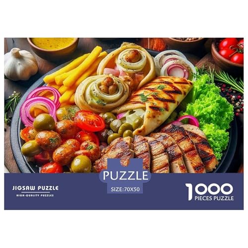 Steak Puzzles 1000-teilige Schwer Puzzle Spielzeug Lernspiel Impossible Herausforderungsspielzeug Für Erwachsene Kinder 70x50cm/1000pcs Steak Puzzles 1000-teilige Schwer Puzzle Spielzeug Lernspiel Impossible Herausforderungsspielzeug Für Erwachsene Kinder 70x50cm/1000pcs von OWBASKPOZ