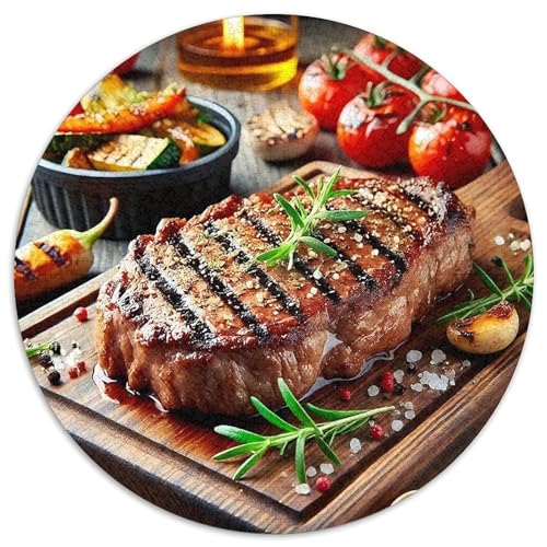 SteakPuzzle 1000 Teile Für Erwachsene Und Kinder,1000 Teile Jigsaw Puzzles GameGeschenk1000pcs (67.5x67.5cm) von OWBASKPOZ